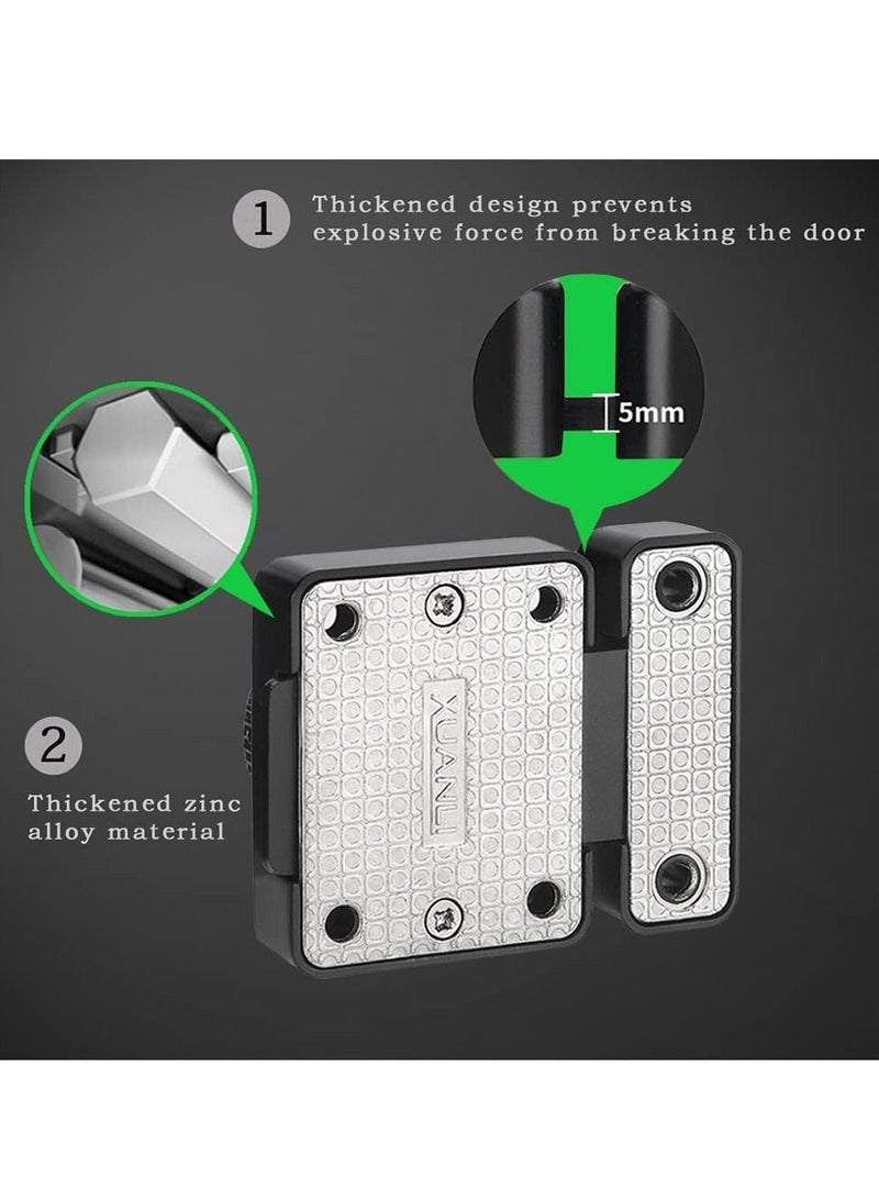 Y&D Mechanical Password Lock Mechanism Rotary Room Door Combination Office File Cabinet Sliding Buckle Surface Mounted Old Style - Image 3