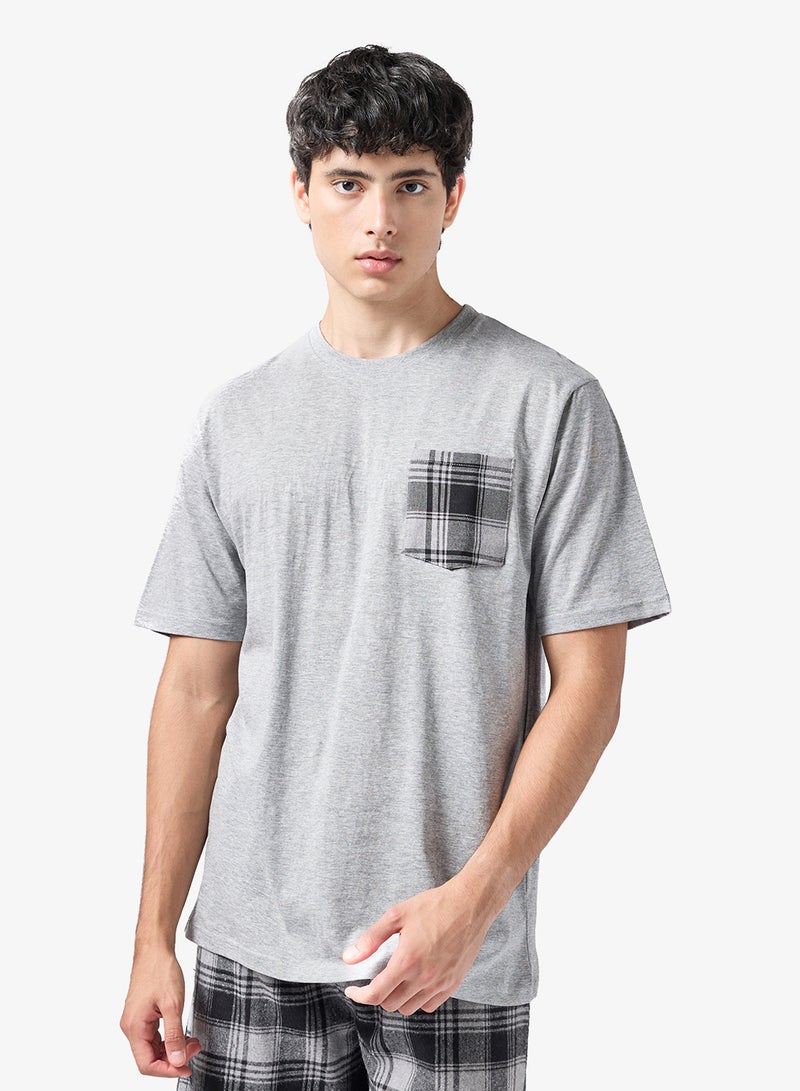 سفنتي فايف طقم بيجامة تي شيرت وشورت - Image 4