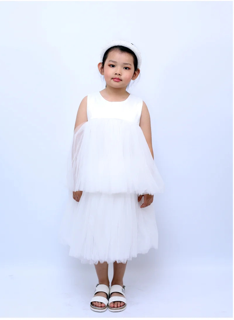 D'Daniela Marcia Party Dress White Colour