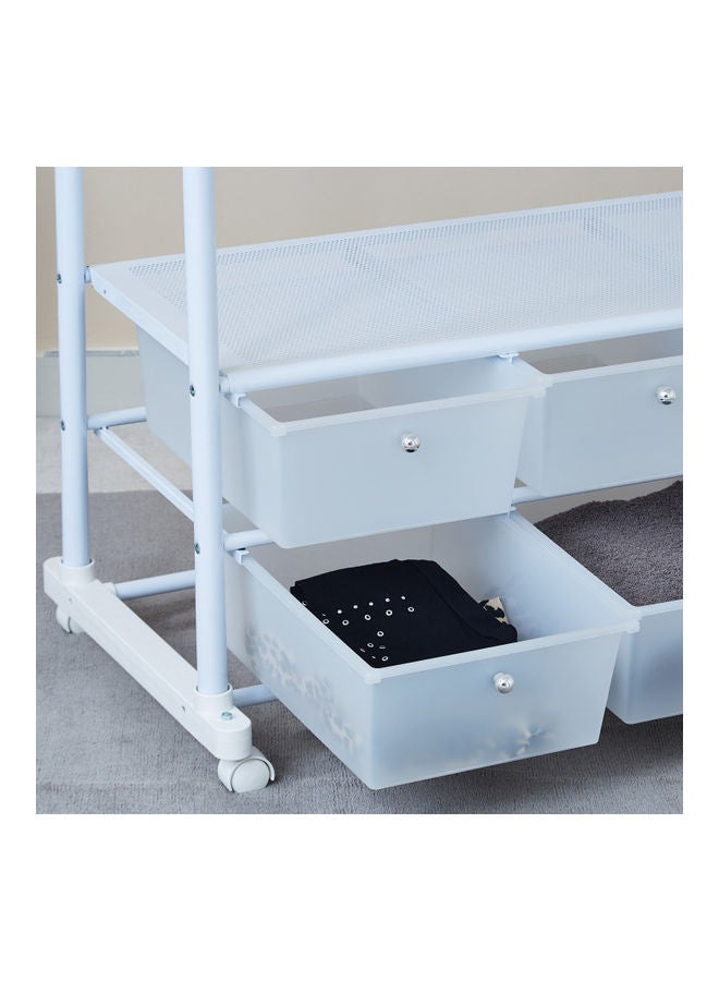 Home Box Lapis Garment Rack With 6 Drawers  - Image 4
