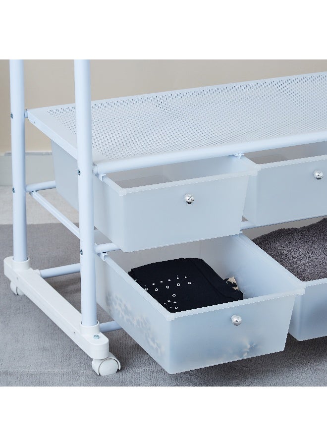 Home Box Lapis Garment Rack With 6 Drawers  - Image 4