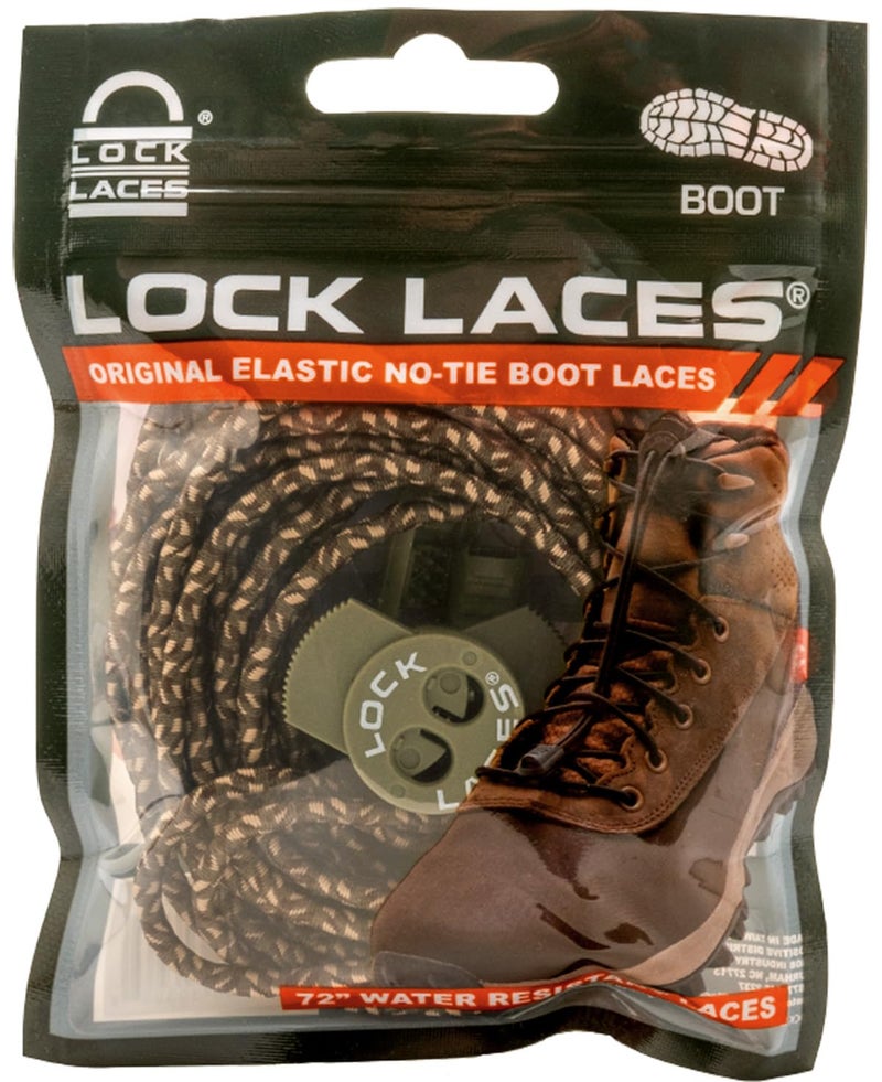 LOCK LACES رباطات مرنة ثقيلة الجودة بدون ربط للأحذية والأحذية (زوج واحد) - Image 3