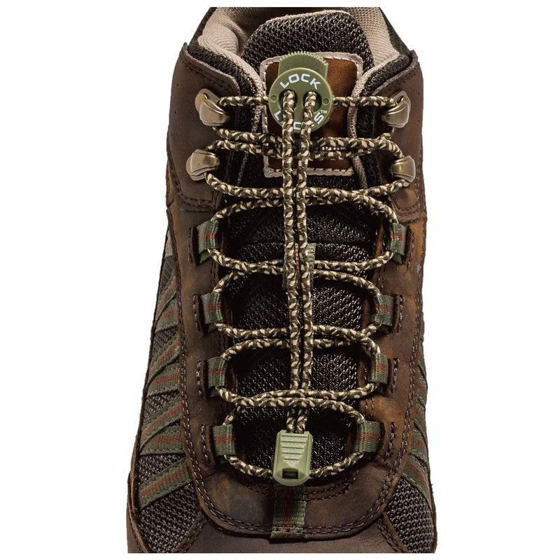 LOCK LACES رباطات مرنة ثقيلة الجودة بدون ربط للأحذية والأحذية (زوج واحد) - Image 1
