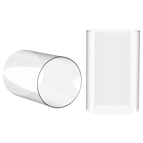 KETELAMP Hurricane Candle Holder - Open Ended, Bottomless Cylindrical Glass, 4" x 6" (Multiple Specifications) - Image 5
