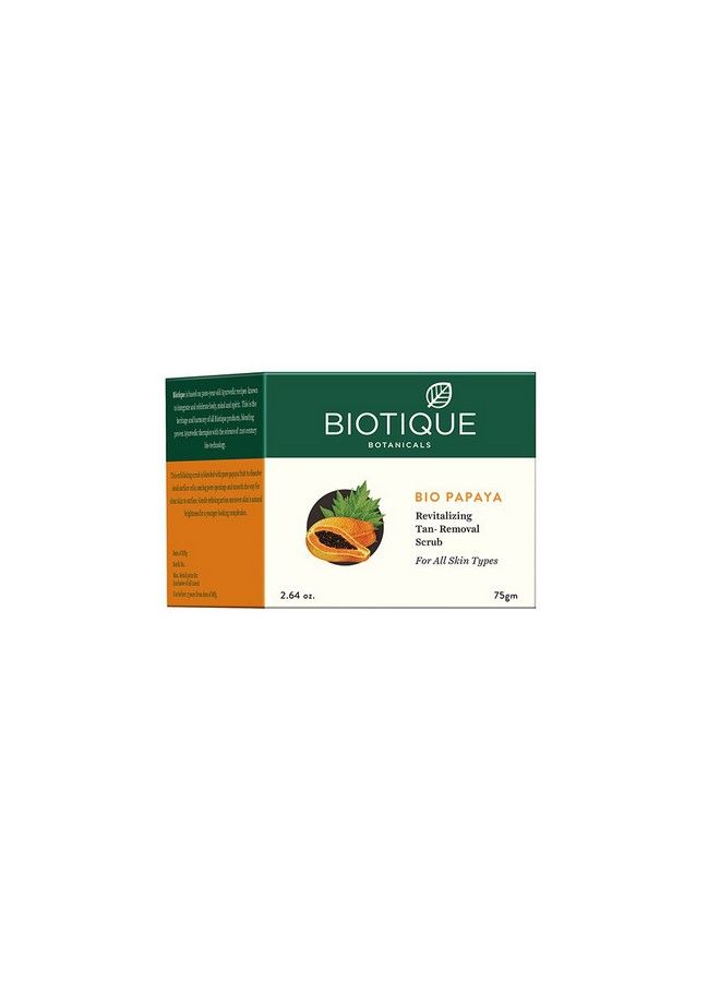 Biotique Bio Papaya Revitalizing Tan Removal Scrub 75G And Bio Berry Plumping Lip Balm Smoothes & Swells Lips 12G (Pack Of 2) - Image 4