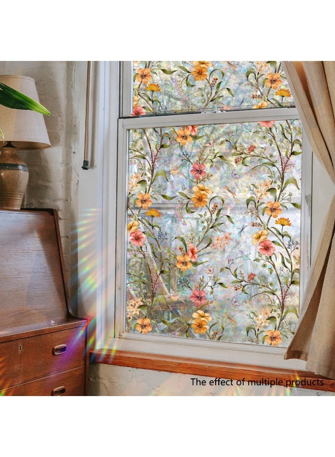 1pcs Non-Adhesive Window Privacy Film, Creative Pattern Static Cling Stickers, Decorative Window Clings，Suitable For Bathrooms And Rooms - Image 3