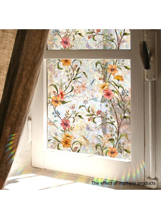 1pcs Non-Adhesive Window Privacy Film, Creative Pattern Static Cling Stickers, Decorative Window Clings，Suitable For Bathrooms And Rooms - Image 4