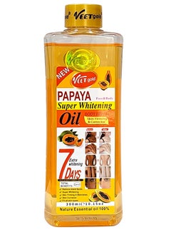 Veet gold Papaya Super Whitening Body Repair Oil 300ml  - Image 1