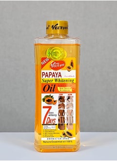 Veet gold Papaya Super Whitening Body Repair Oil 300ml  - Image 2