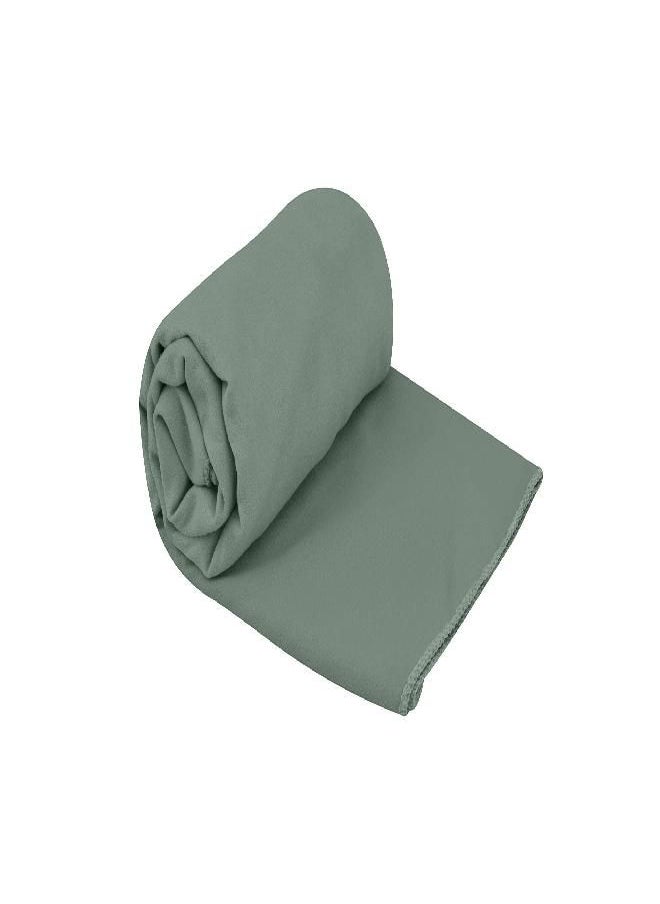SEA TO SUMMIT To Summit Drylite Towel, Lightweight Camping And Travel Towel, Large (24 X 48 Inches), Sage Green  - Image 1