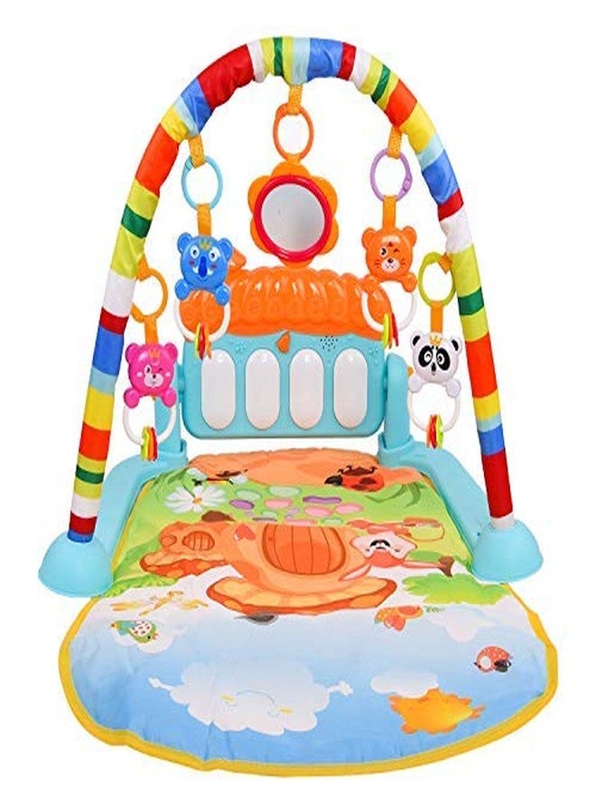 Smartcraft 5 in 1 Soft Music Piano Home Fitness Rack Gym Mat Rattle Baby - Image 2