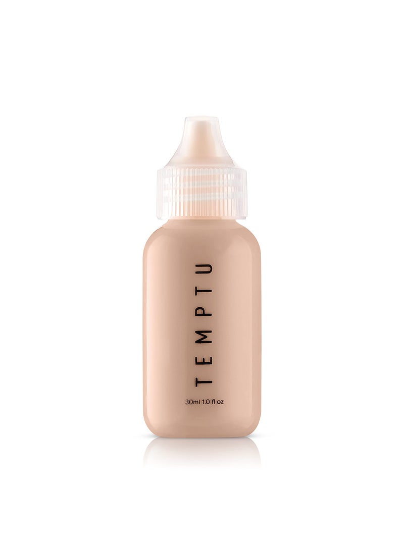 Temptu TEMPTU S/B Silicone-Based Airbrush Foundation: Professional Long-Wear Liquid Makeup, Sheer To Full Coverage For A Hydrated, Healthy-Looking Glow & Luminous, Dewy Finish On All Skin Types, 002 Blush Ivory, 1 Fl Oz 