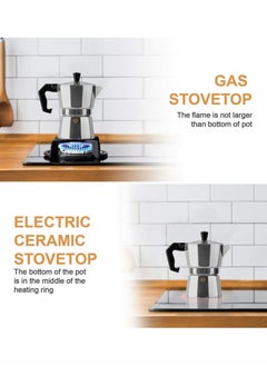 KASTWAVE Stovetop Espresso Maker, Moka stove coffee maker, Moka Pot Coffee Maker  - Image 5