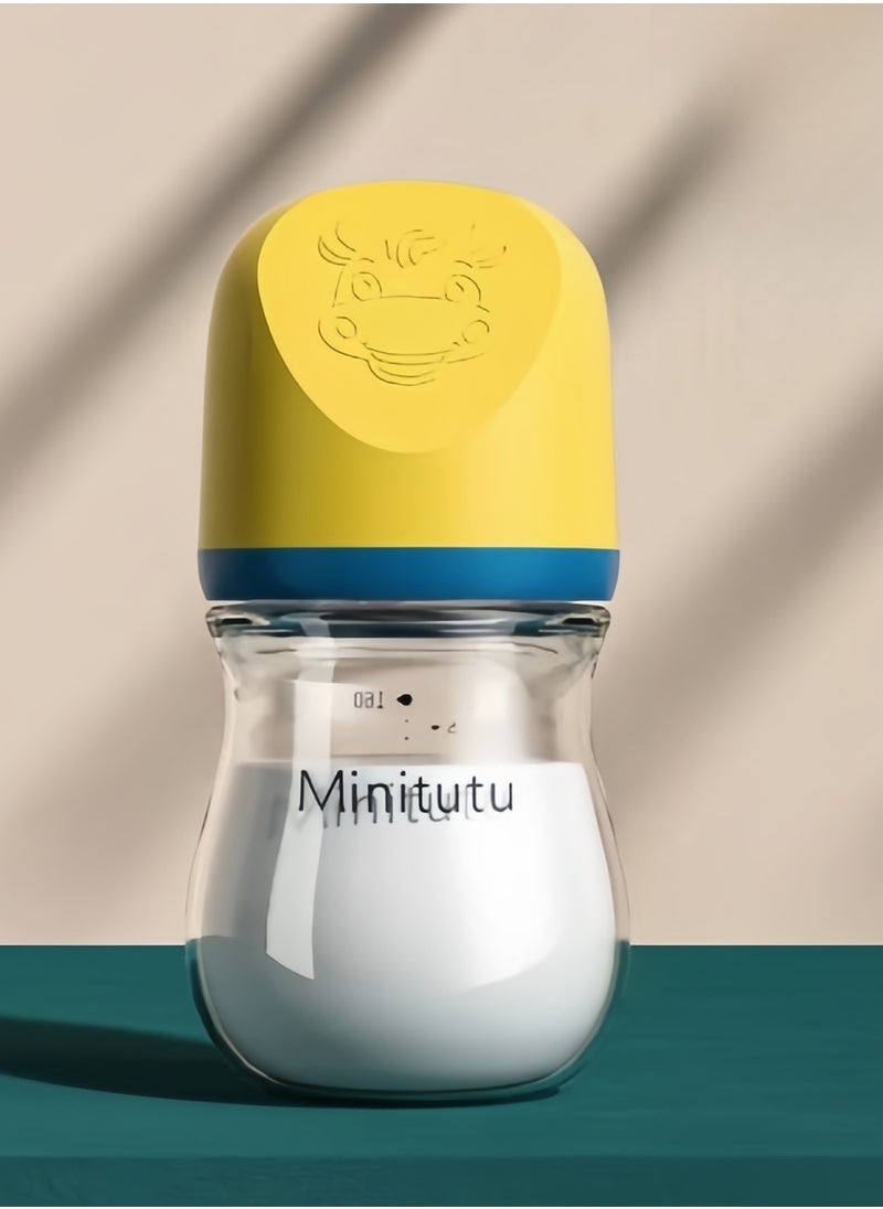 Minitutu - Newborn glass bottle Baby feeding bottles 160ml - Image 1