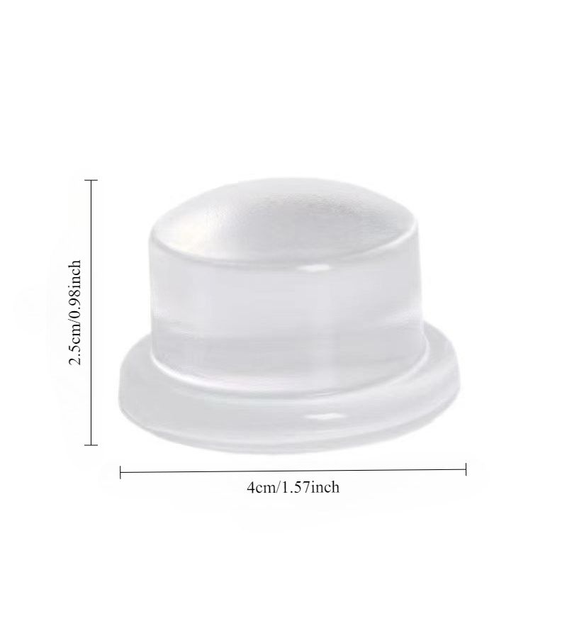 Set Of 4 Silicone Door Stoppers No Drilling Handles Headboard Bumpers - Image 2