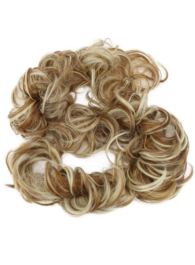 كايشا هيربيسي لف الشعر ألياف صناعية مقاومة للحرارة، مجعد، فوضوي، أوبدو، بني فاتح، أشقر، ميكس Hw34 - Image 1