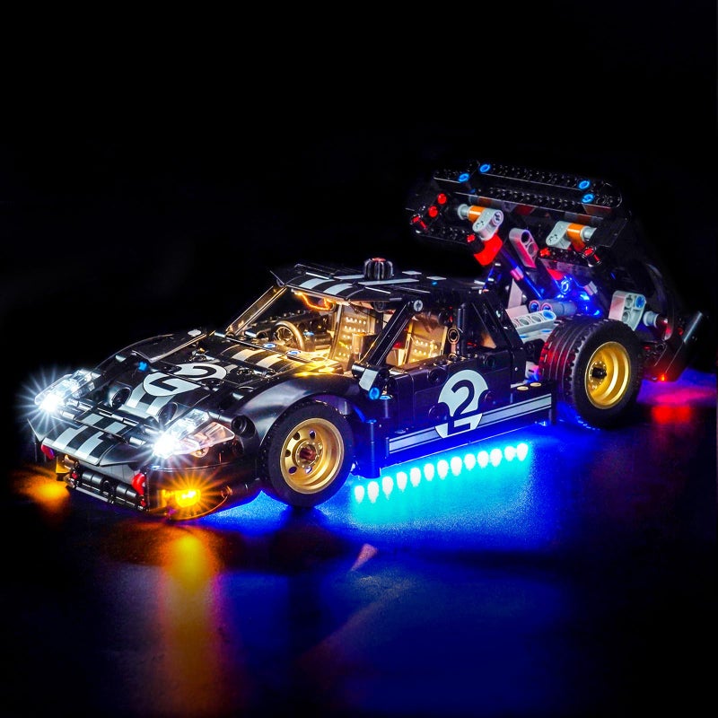 BrickBling LED Light Compatible with Lego Technic 1966 Ford GT40 MKII 42223 Not Come with Car - Image 3