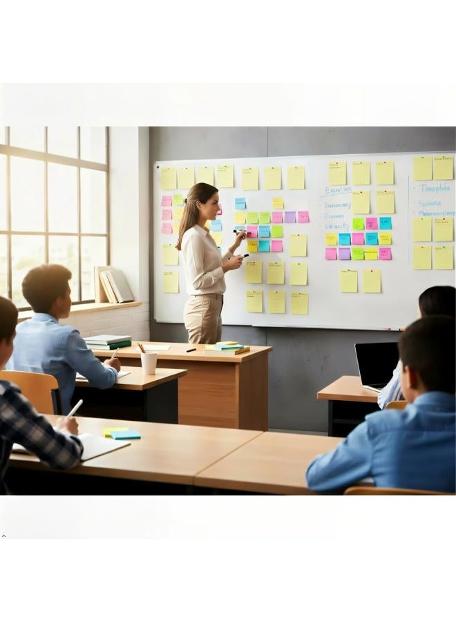 Vanpad (12 Pack) Sticky Notes 4X6 in Yellow Stickies Super Sticking Power Memo Pads Strong Adhesive - Image 4