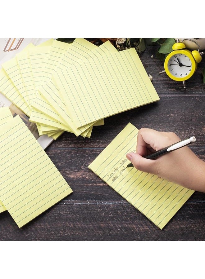 Vanpad (12 Pack) Sticky Notes 4X6 in Yellow Stickies Super Sticking Power Memo Pads Strong Adhesive - Image 5