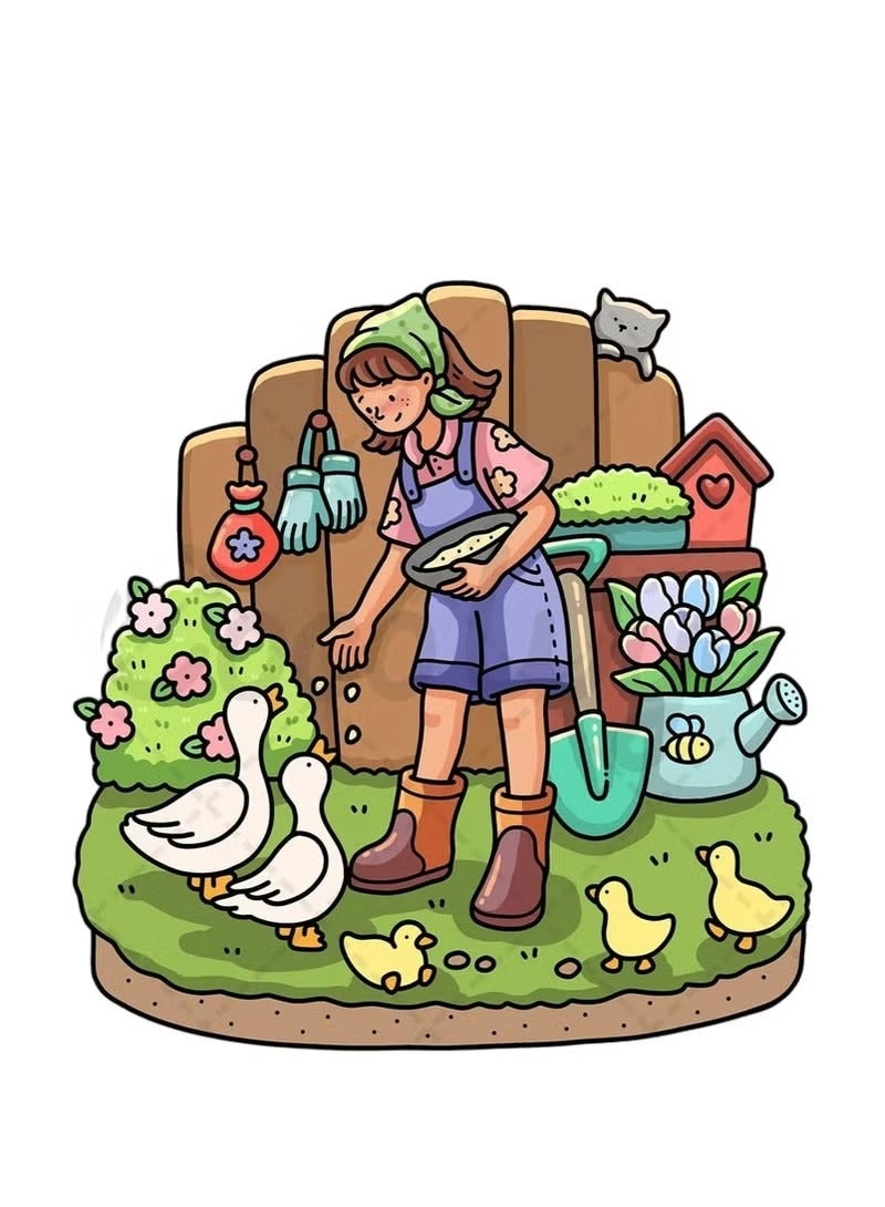 Hellobox Girl Moments: A Stress-Relief Coloring Book for Adults & Teens - Cute & Cozy Daily Activities, Mindfulness Illustrations | Relaxing Anti-Anxiety Art Therapy (Cozy Spaces Collection) - Image 2