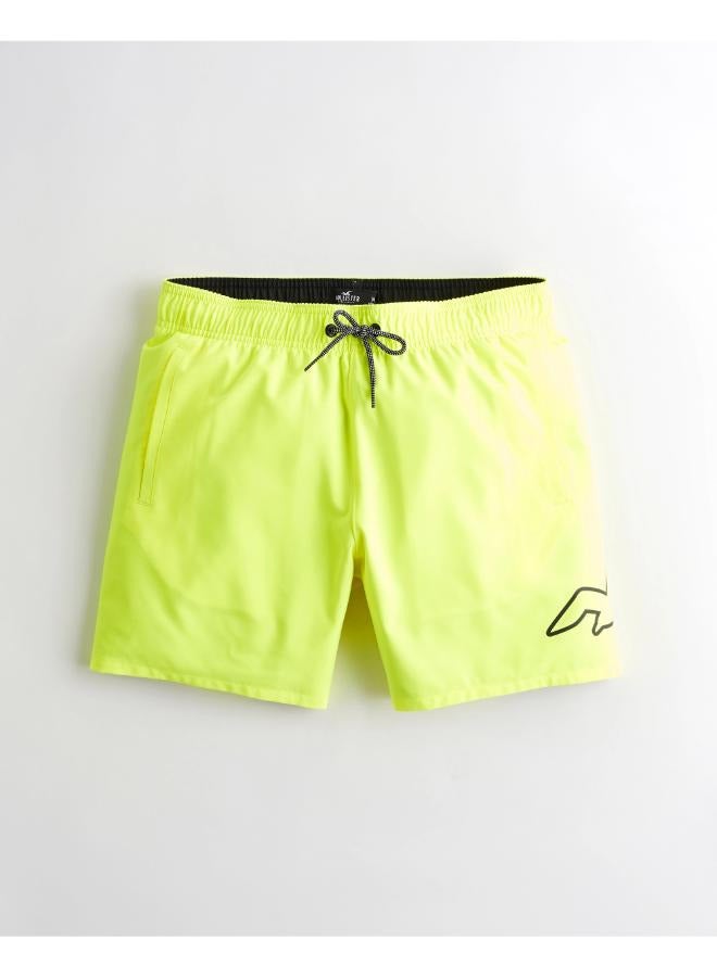 هوليستر شورت شاطئ هولستر لموني متوفر بجميع المقاسات