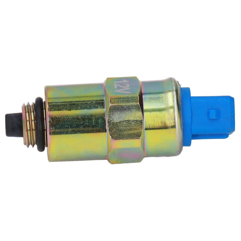 12V Fuel Shutdown Shutoff Solenoid 716‑30255 Replacement for JCB 3CX 4CX Backhoe Loader - Image 3