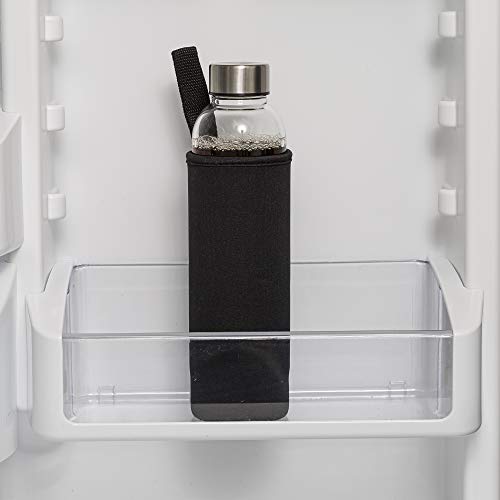Primula Cold Brew Travel Bottle with Black Insulating Neoprene Sleeve - Borosilicate Glass and Stainless Steel Mesh Core - Dishwasher Safe - 19 Oz. - Clear - Image 5