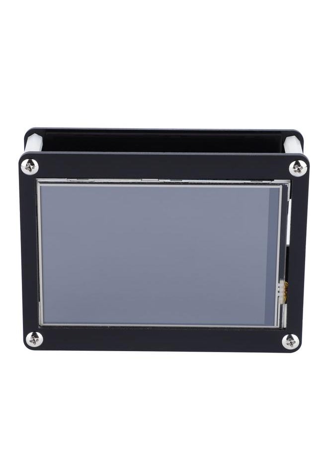 Thoraya 4.0Inch LCD 480x320 Touch Control LCD Display Screen Black Acrylic Case for Raspberry Pi  - Image 1