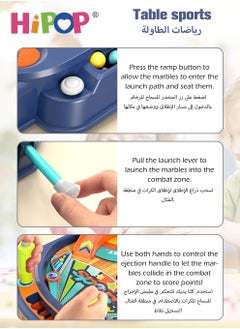هيبوب ألعاب لوحية تعليمية للأطفال ، ألعاب مستديرة قائمة على النقاط ، ألعاب طاولة طرد تفاعلية  - Image 5