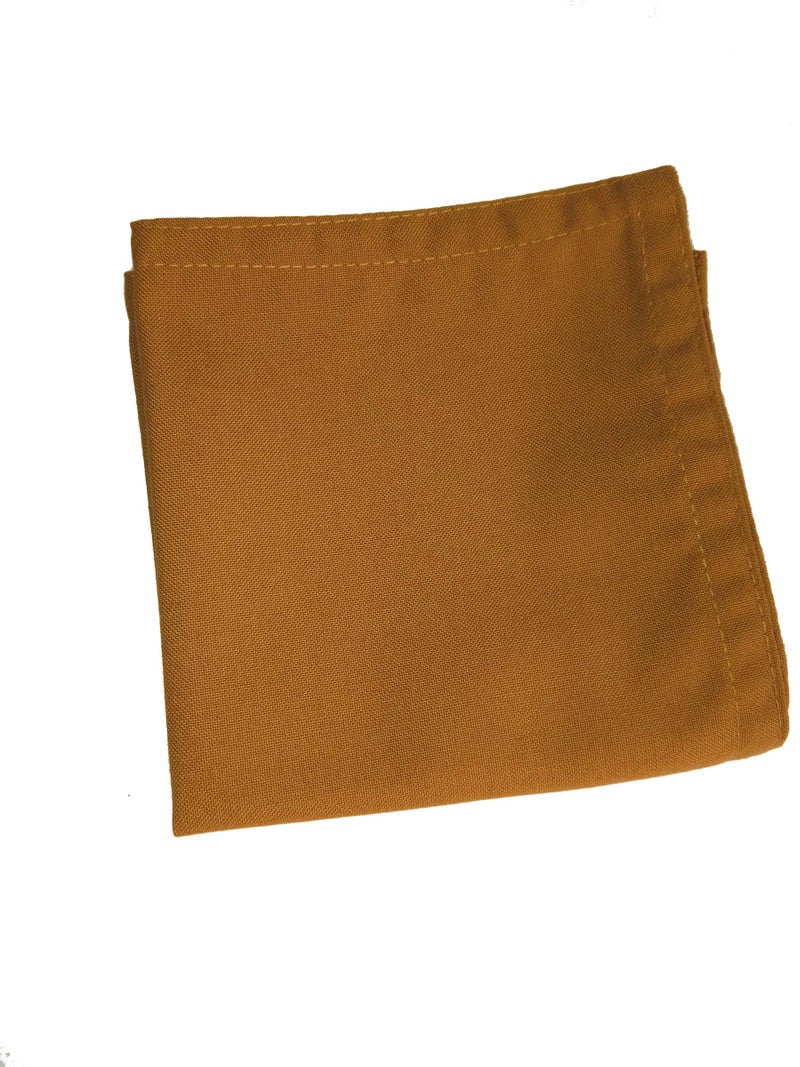 Switchon Cocktail Polyester Small Napkins, TAN - Set of 12 Pieces 10x10 inch - Image 2