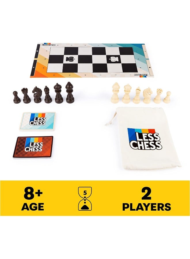 Spin Master Games Less Chess - 2-Player Adult Board Game with Chess Pieces Chess Set, Ages 8+ - Image 2