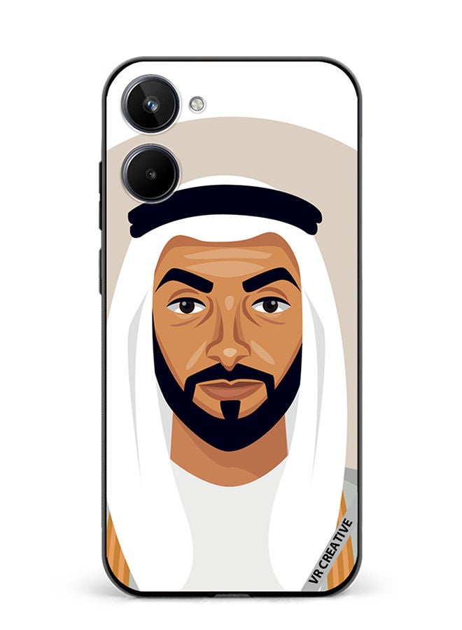 VR CREATIVE Protective Case Cover For Realme 10 Sheikh Zayed Bin Sultan Al Nahyan Design Multicolour - Image 1