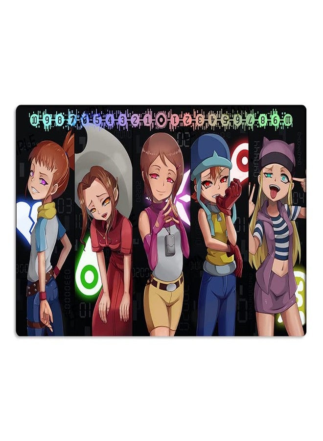 Mlikemat بساط لعب المبارزة الجديد من Mlikemat للعبة بطاقات التداول Digimon Diaboromon TCG CCG مع حقيبة مجانية (ZD002-528-K) - Image 1