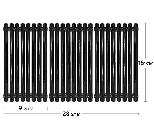 Hongso 16 13/16" Porcelain Grill Grates Replacement Parts for Charbroil Classic, Advantage 4 Burner 463436215 463420508 463461614 463460708 463439914, Kenmore 463420507, Master Chef, Thermos Gas Model - Image 2