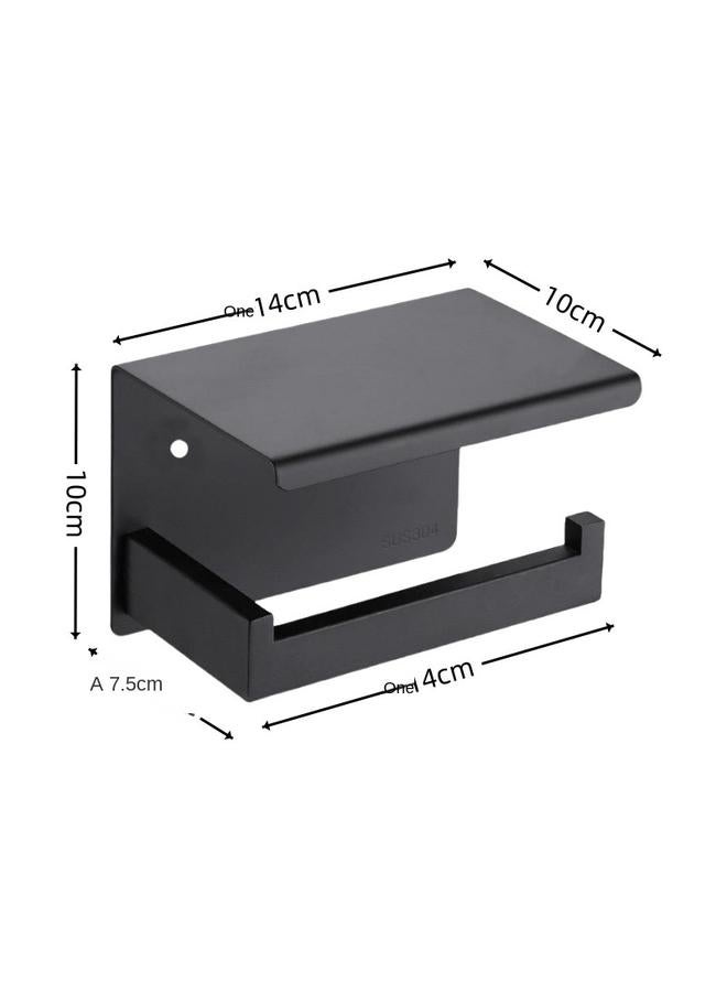 الأزرق جي دبليو مشروع 304 الفولاذ المقاوم للصدأ المطلي بالماء رفوف مناديل مرحاض رف ورق التواليت مربع رفوف ورفوف الهاتف المحمول بقعة - Image 1