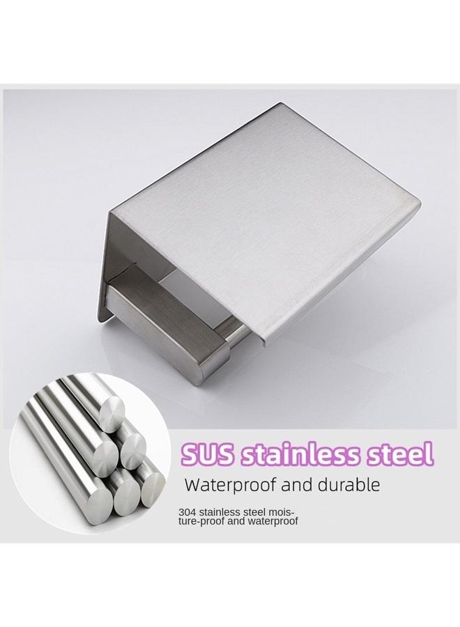 الأزرق جي دبليو مشروع 304 الفولاذ المقاوم للصدأ المطلي بالماء رفوف مناديل مرحاض رف ورق التواليت مربع رفوف ورفوف الهاتف المحمول بقعة - Image 3