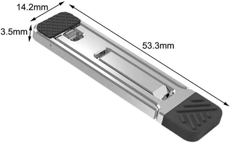 Laptop Stand, Mini Portable Laptop Stand for Desk, 1 Pair Aluminum Foldable Laptop Cooling Brackets Desk Accessories - Image 2