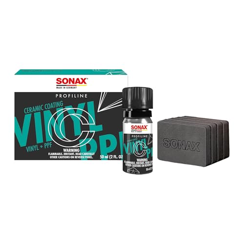 SONAX Profiline PPF Vinyl Ceramic Coating LongLasting 3Year Protection for Paint Protection Film Vinyl Wraps Enhances Color Safe for Glossy Matte Finish Easy to Apply 279000 50 ml - Image 1