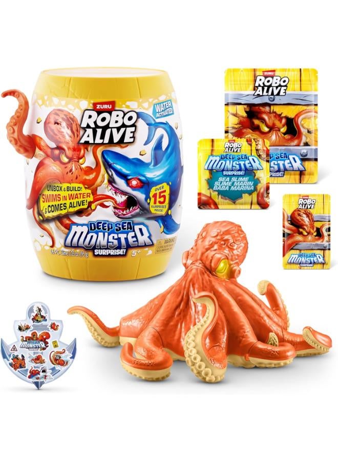 ZURU ROBO ALIVE-Water Activated-Series 1-DEEP SEA Monster Surprise(Octopus) - Image 1