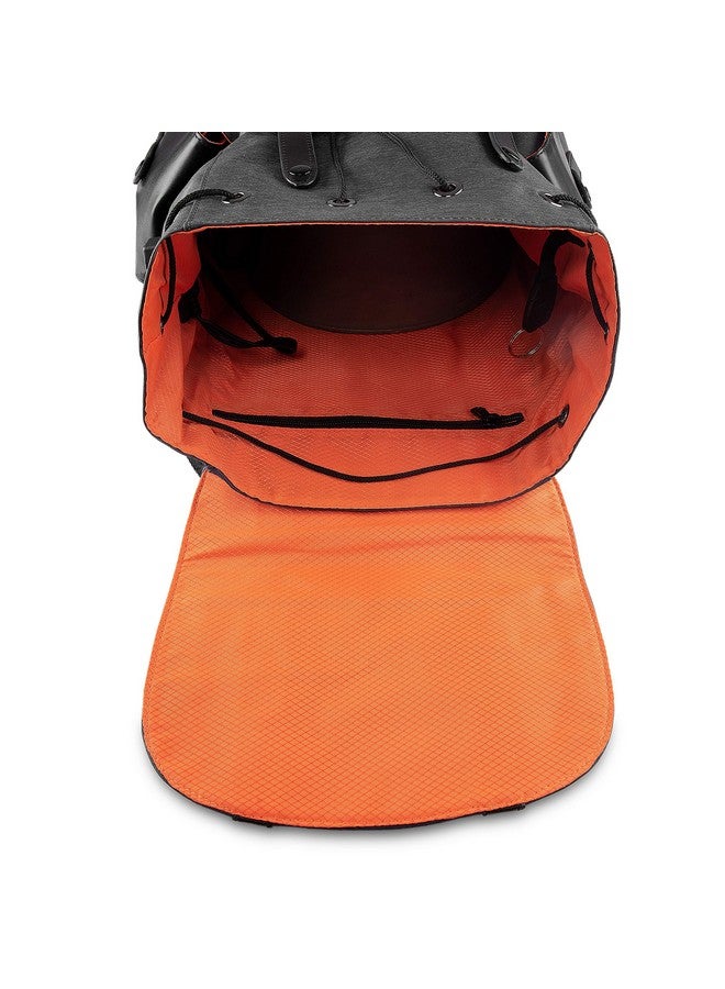 OPTIMA Mercellus Poncho Bag With Usb And Aux Port Backpack (Black) - Image 4