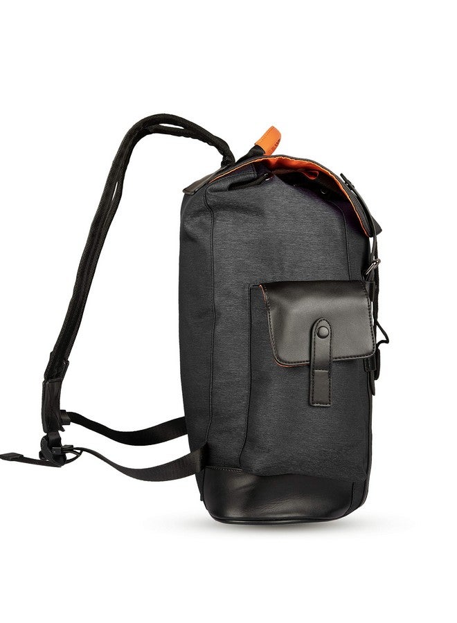 OPTIMA Mercellus Poncho Bag With Usb And Aux Port Backpack (Black) - Image 2