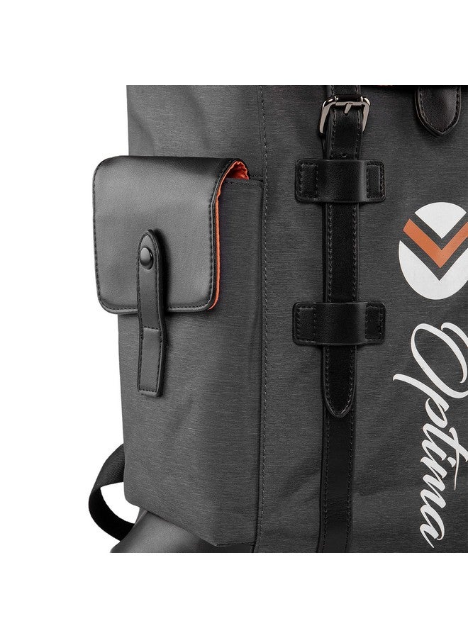 OPTIMA Mercellus Poncho Bag With Usb And Aux Port Backpack (Black) - Image 5