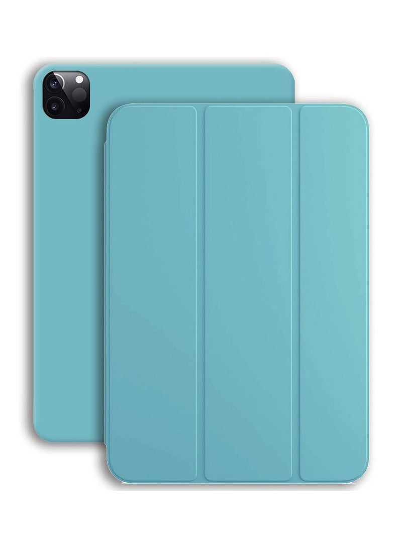 Case for Apple iPad Pro 12.9-Inch (2022/2021/2020/2018) with Protective Stand Cover Back, Auto Wake/Sleep – Blue - Image 1