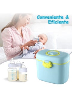 Snowie Soft 350G Baby Formula Dispenser With Scoop And Leveller Foodgrade Pp Double Layer Antileak Milk Powder Dispenser Container Baby Snack Storage Container For Outdoor Travel Home Bpa Free  - Image 4