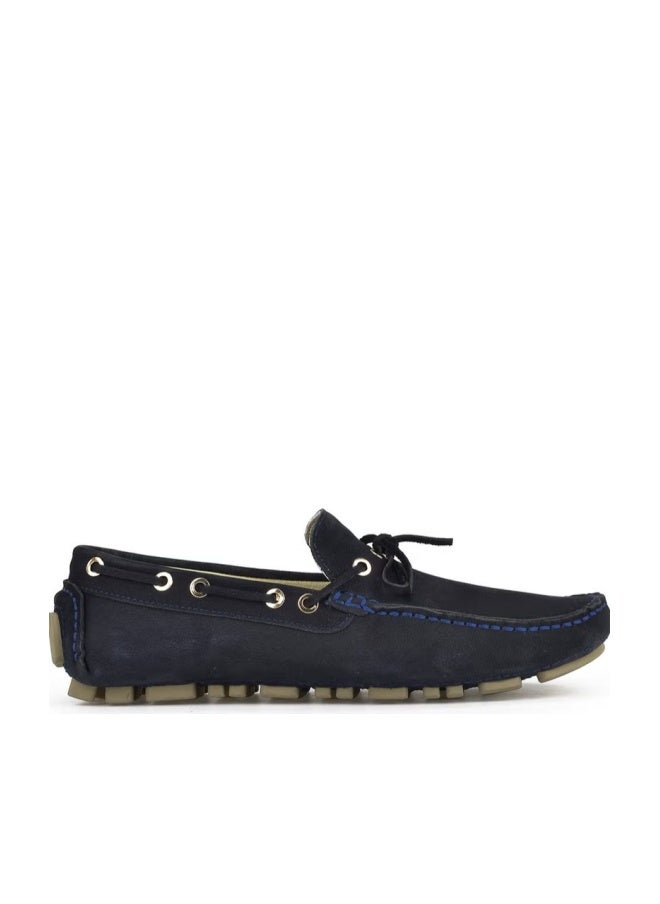 Ziya , Men's Genuine Leather Loafer 131986 N3021 2 Navy Blue - Image 1