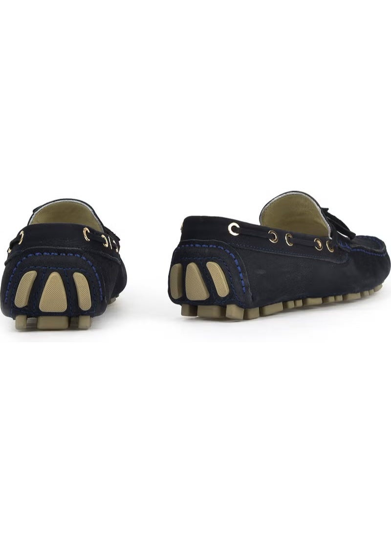 Ziya , Men's Genuine Leather Loafer 131986 N3021 2 Navy Blue - Image 3