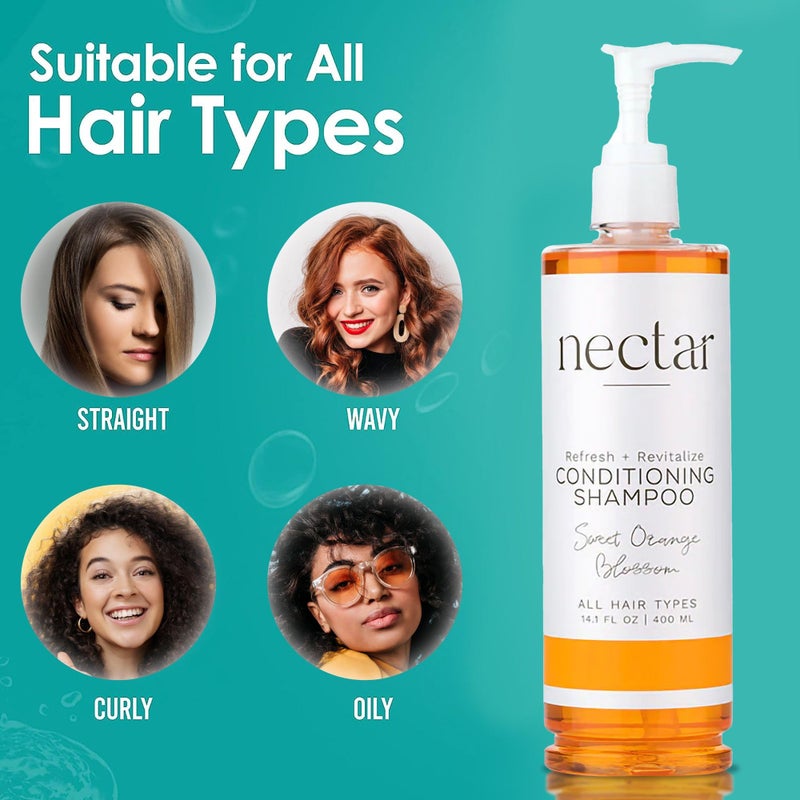 World Amenities - Nectar Pump Bottle Conditioning Shampoo - Hair Repair Shampoo and Conditioner with Fresh Fragrance - Image 5