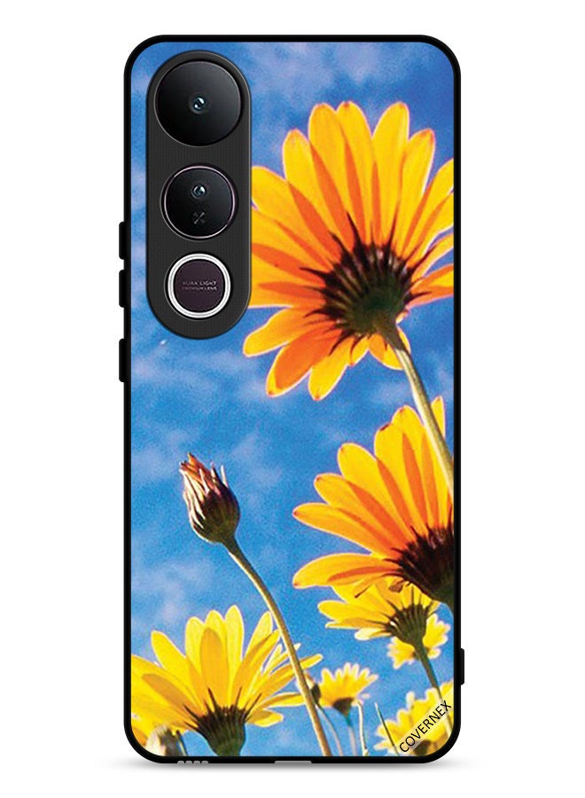 Covernex Vivo V50 Lite Protective Case Cover Sunflowers