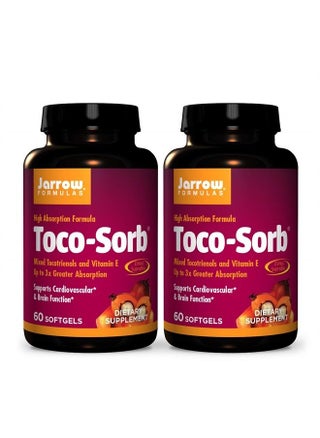 Toco-Sorb - 60 Softgels, Pack of 2 - Cardiovascular Health & Brain Function Support - High Absorption Formula - Mixed Tocotrienols & Vitamin E - 120 Total Servings - pzsku/ZAAF0A871400A60C3CC88Z/45/_/1689285909/8fd38d54-7734-4491-abc5-c48931019c4c