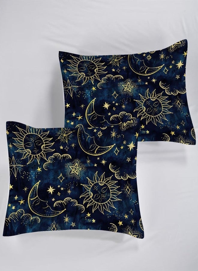 FUYEUN Sun and Moon Sheets Sets Queen Size 4 Pcs Celestial Starry Galaxy Boho Fitted Sheets Bedding for Women Girls Teen Hippie Constellation Bed Sheets with 1 Flat & 2 Pillowcases - Image 5